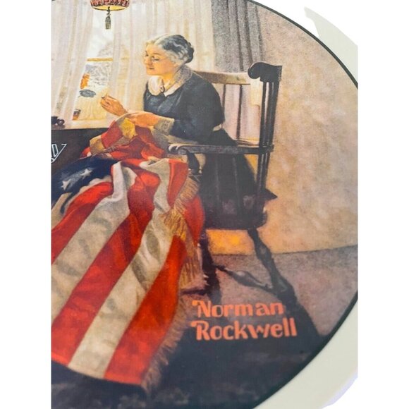 Norman Rockwell Mothers Day Plate 1980 A Mothers Pride Knowles Fine China Limite - Picture 2 of 8